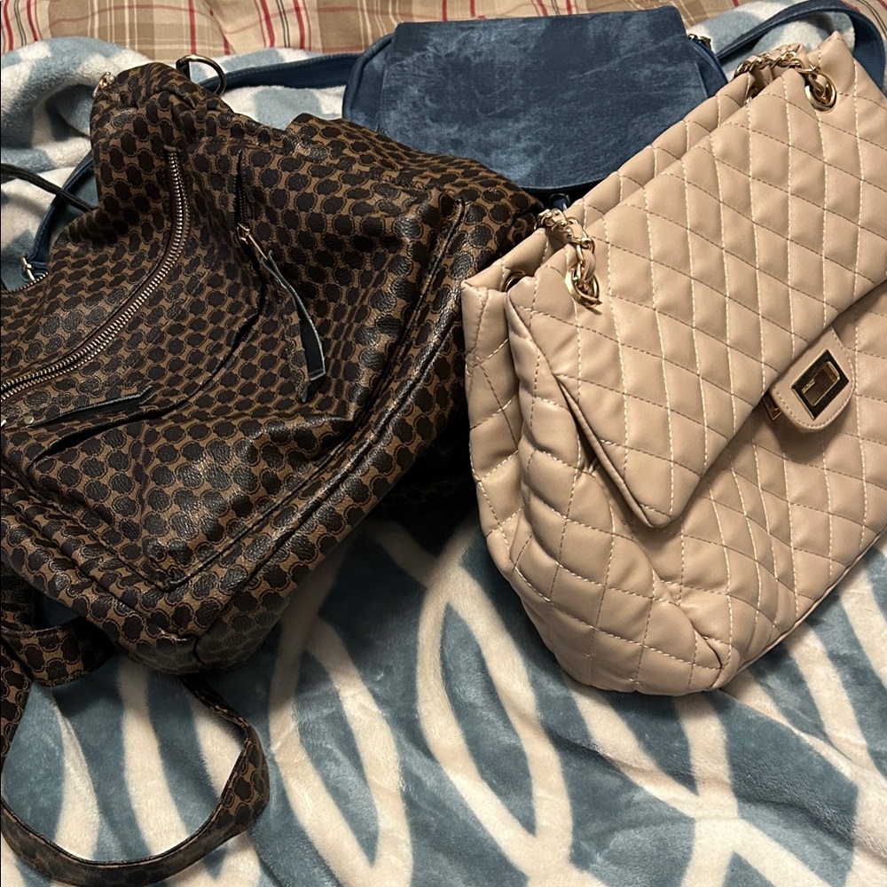 Lot of 3 handbags